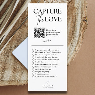 Capture The Love Photo I Spy Wedding Game scavenge Menu