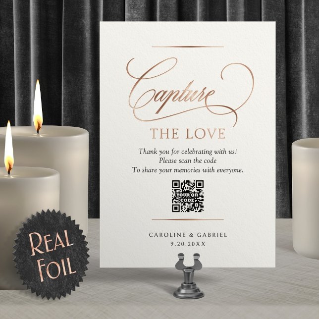 Capture the Love Photo Share Wedding Sign (Creator Uploaded)