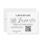 Capture the Love Wedding QR Code Card, Photo Card