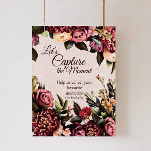 Capture the Moment Wedding Sign