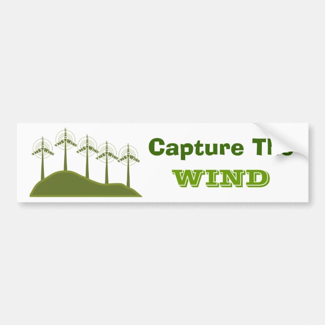 Capture The Wind Bumpersticker Bumper Sticker (Front)