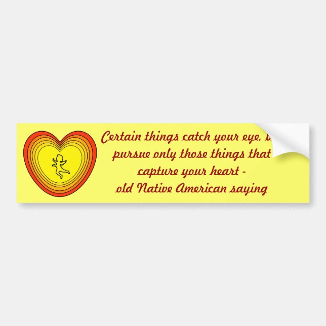 capture your heart bumper sticker (Front)