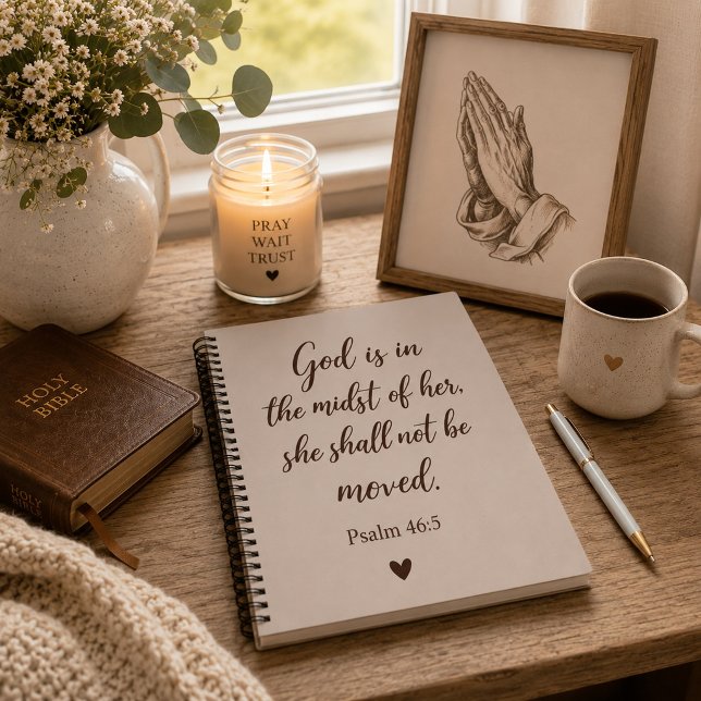 Capture your Thoughts God Is in the Midst of Her  Notebook (Creator Uploaded)