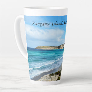 "Captured Beauty: Iconic Coastline Kangaroo Island Latte Mug