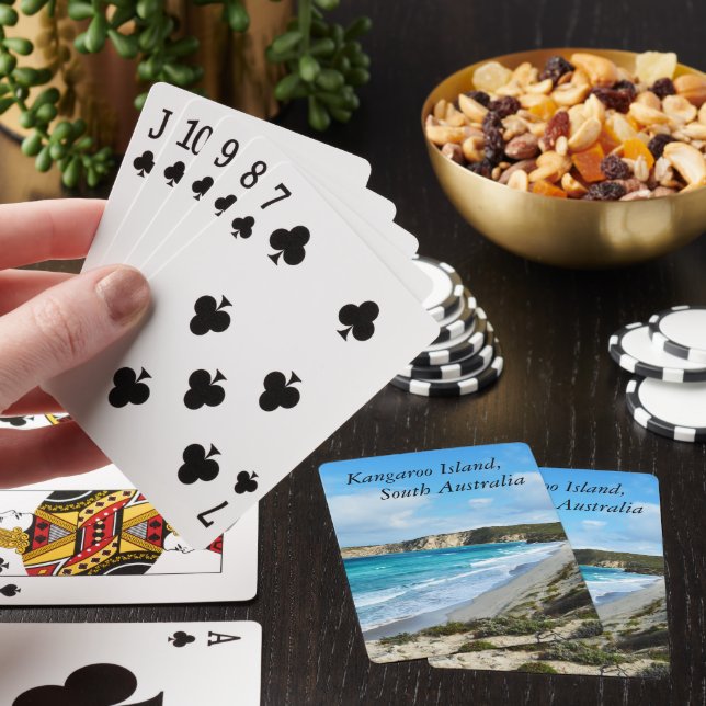 "Captured Beauty: Iconic Coastline Kangaroo Island Playing Cards (In Situ)
