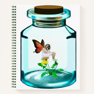 Captured Fairy Spiral Notebook