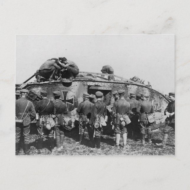 Captured Mark I Postcard (Front)