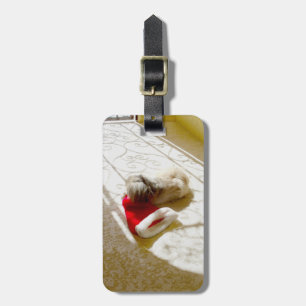 Captured Santa Luggage Tag