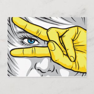 Capturing Beauty Through Faces, Hands, and Eyes Postcard