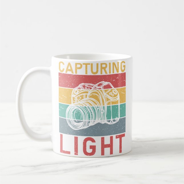 Capturing Light Photographer Photography Coffee Mug (Left)