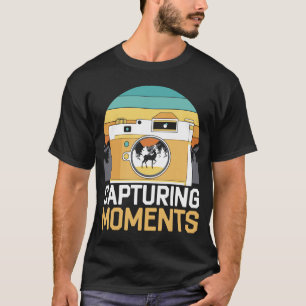 Capturing Moments Photography Camera Picture Photo T-Shirt