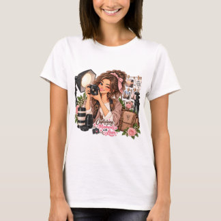 Capturing Moments with Love Photographer T-Shirt
