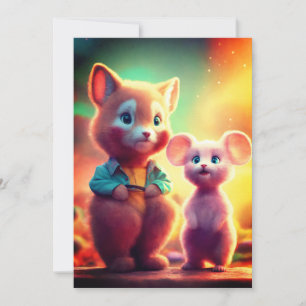 Capturing the antics with Tom and Jerry! Invitation