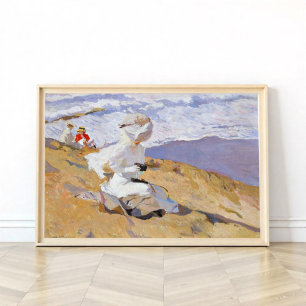 Capturing the moment , Joaquín Sorolla Art Poster
