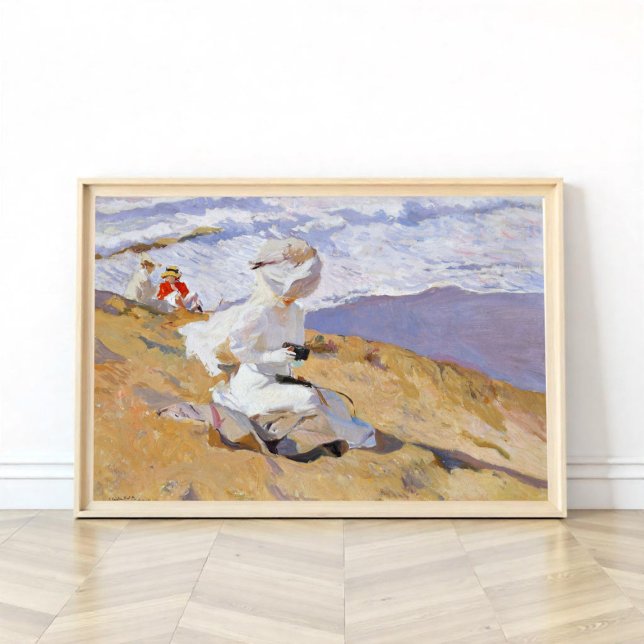 Capturing the moment , Joaquín Sorolla Art Poster (Creator Uploaded)