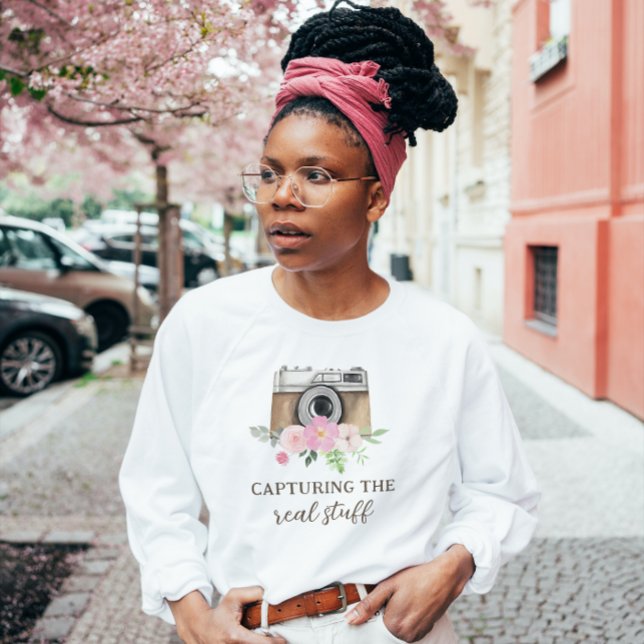 Capturing The Real Stuff Photographer Sweatshirt (Creator Uploaded)