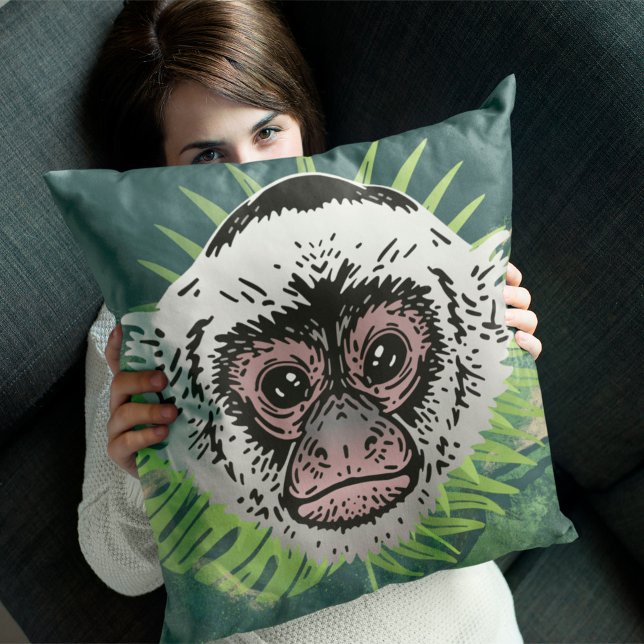 Capuchin Monkey Tropical Amazon Cushion (Creator Uploaded)