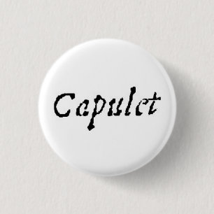 Capulet 3 Cm Round Badge