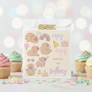Capy capy birthday  favour bag