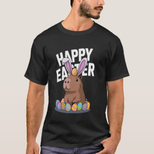 Capy Easter Funny Capybara Cute Boys Girls Kids Ea T-Shirt