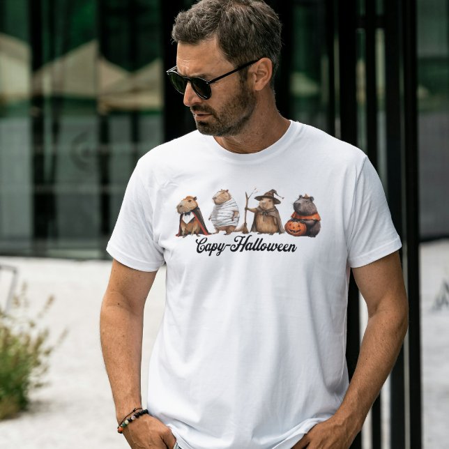 Capy Halloween Capybara Halloween Funny T-Shirt (Creator Uploaded)
