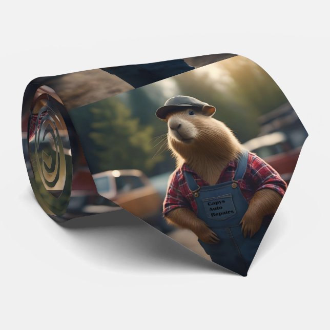 Capy The Mechanic Auto Repairs,  Tie (Rolled)