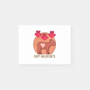 Capy Valentine's Post-it Notes