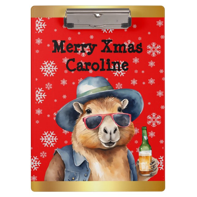 CAPY XMAS CLIPBOARD (Front)