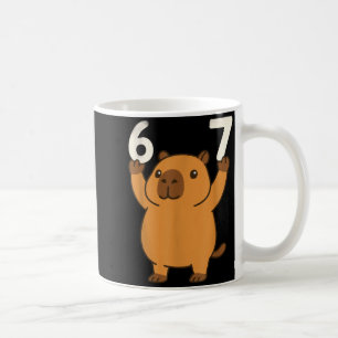 Capybara 67 Meme Six Seven Funny Coffee Mug
