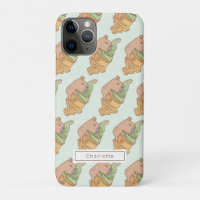 capybara and match taiyaki ice-cream pattern