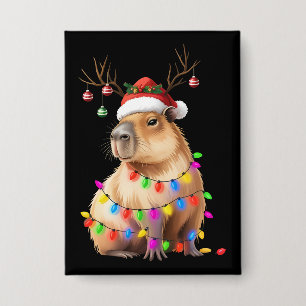 Capybara Animal Lover Christmas Lights Cappy Xmas