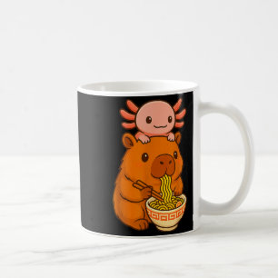 Capybara Anime Ramen Axolotl Funny Graphic Kawaii Coffee Mug