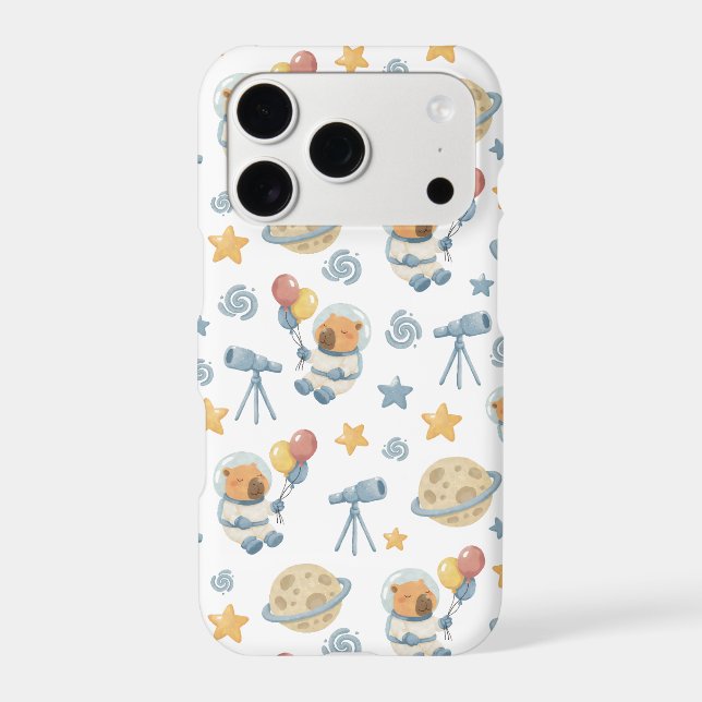 Capybara Astronaut Pattern  (Back)