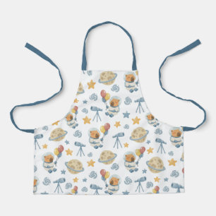 Capybara Astronaut Pattern - Apron