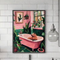 Capybara Bath – Capybara Cute Bathroom Decor
