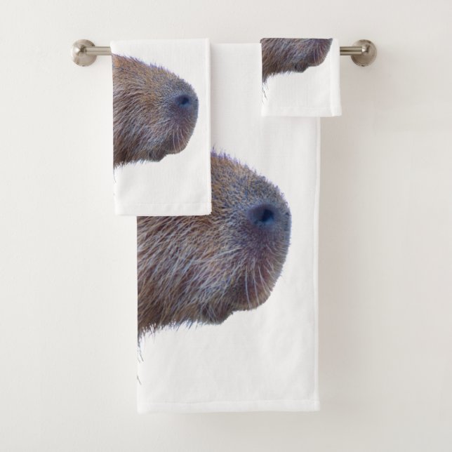 Capybara Bath Towel Set (Insitu)