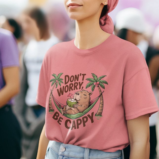 Capybara Be Happy Tri-Blend Shirt (Capybara Be Happy Tri-Blend Shirt)