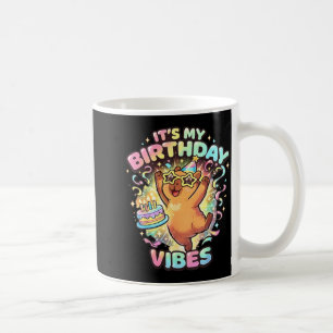 Capybara Birthday Party Capy Funny for Men Women Coffee Mug