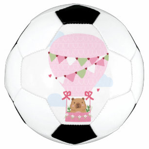 Capybara Birthday Party Kids Watch Soccer Ball