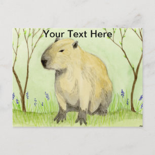 Capybara Blues Postcard