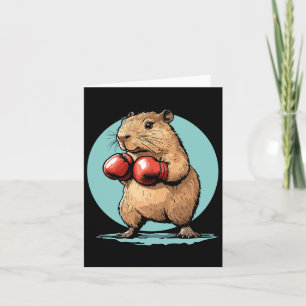 Capybara Boxing Champ Spirited Fighter Card
