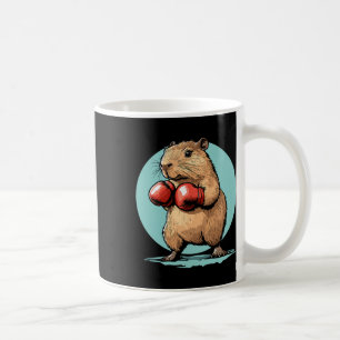 Capybara Boxing Champ Spirited Fighter Coffee Mug