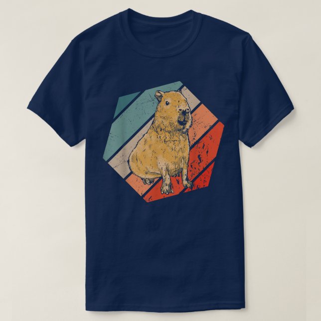 Capybara Capybara Guinea Pig Capybara  T-Shirt (Design Front)