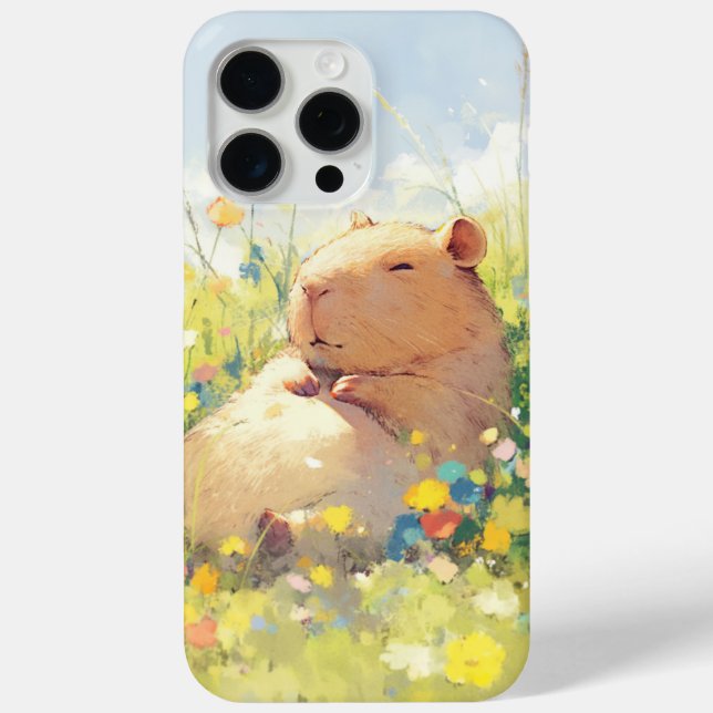 Capybara Chill Case-Mate iPhone Case (Back)