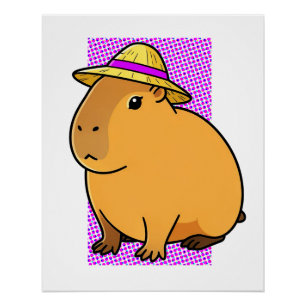 Capybara Chill Mode Poster
