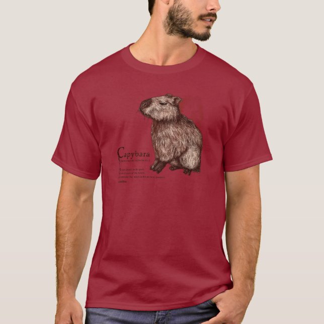 capybara - chocolate T-Shirt (Front)