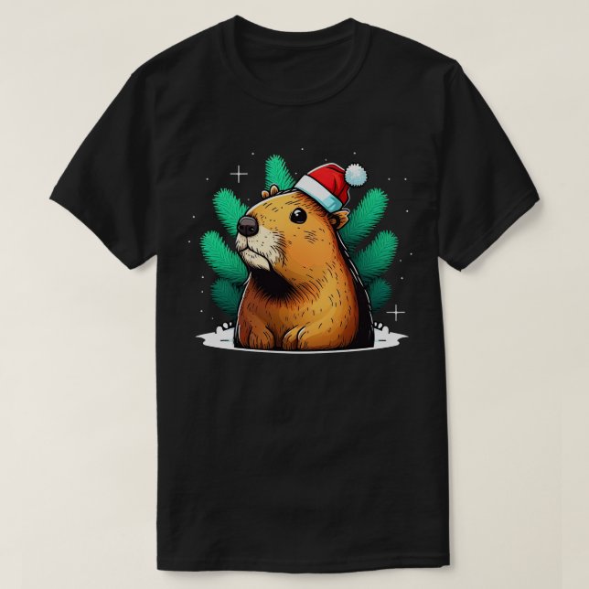 Capybara christmas T-Shirt (Design Front)