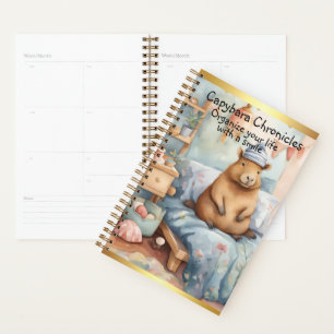 Capybara Chronicles: Organize Your Life with a Smi Planner