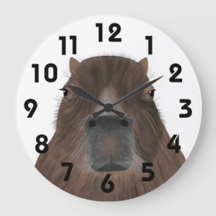 Capybara Clock