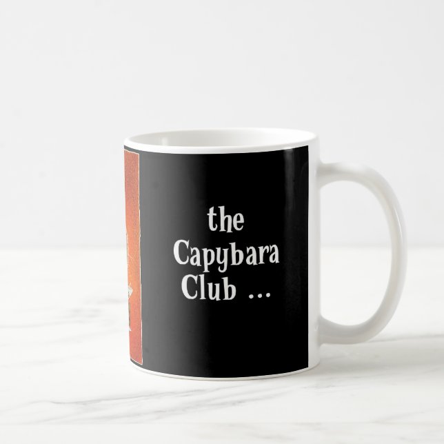Capybara Club Coffee Mug (Right)